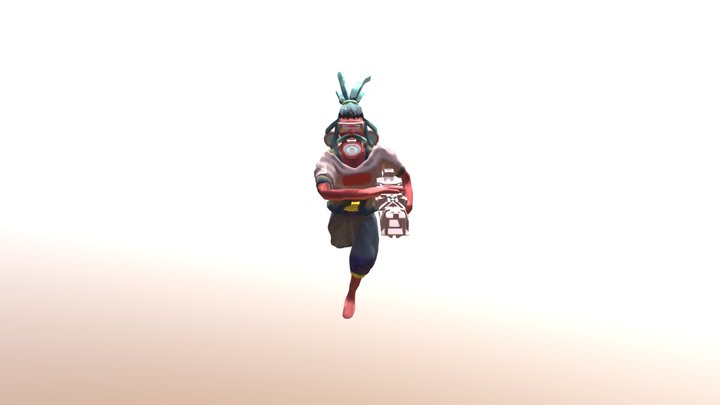 Zé Correndo 3D Model