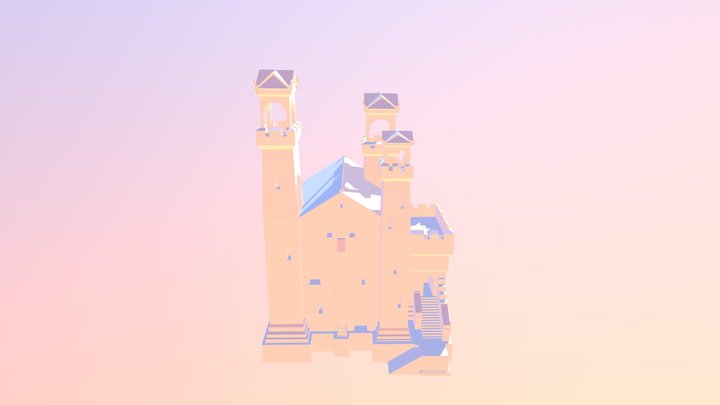 2016 Castle02 3D Model