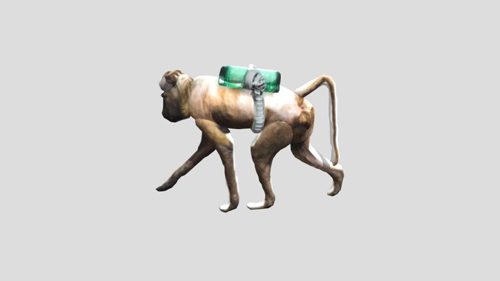 monkey 3D Model
