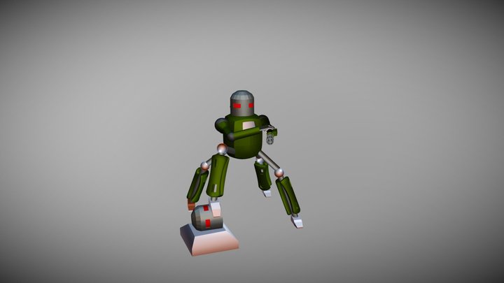 Heavy Robot 3D Model