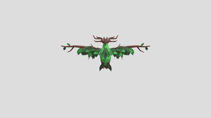 Forest Phoenix 3D Model