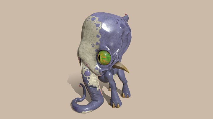 Architeuthis Elephas 3D Model