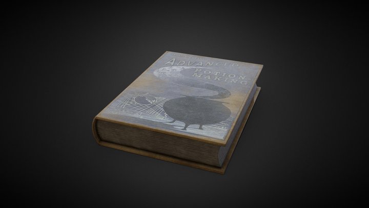 Advanced Potions Class Book - Damaged 3D Model