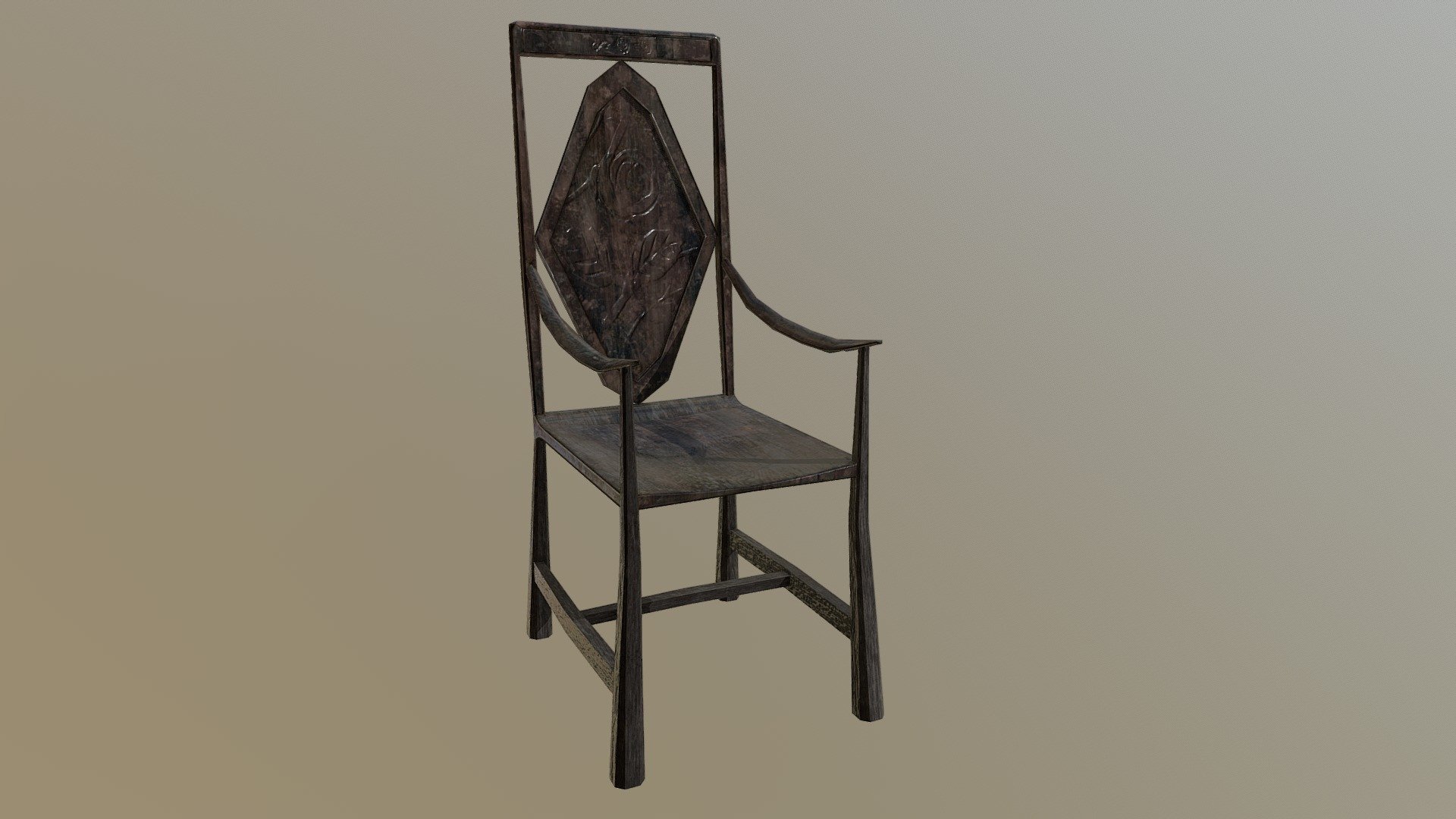 Chair - Rose Backed