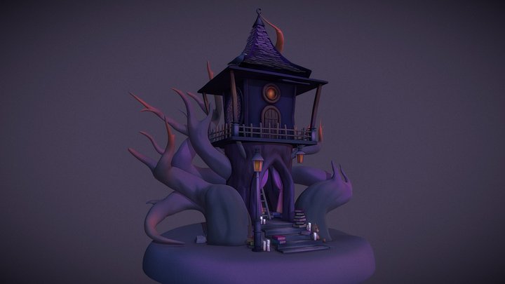 Raven's Treehouse 3D Model