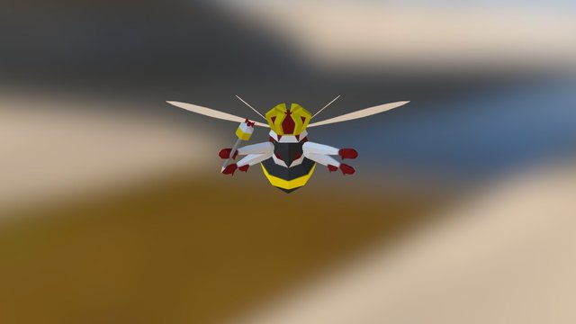 Bees Knees - Queen Bee 3D Model
