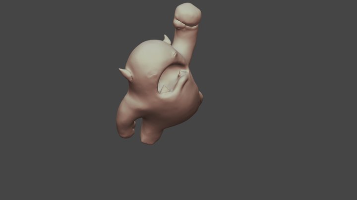 Melvin Sculpt Finished 3D Model