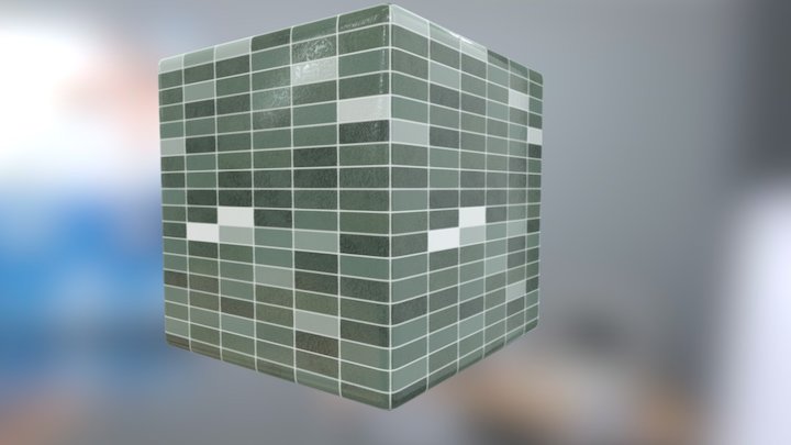 Bathroom Tile S50 material 3D Model
