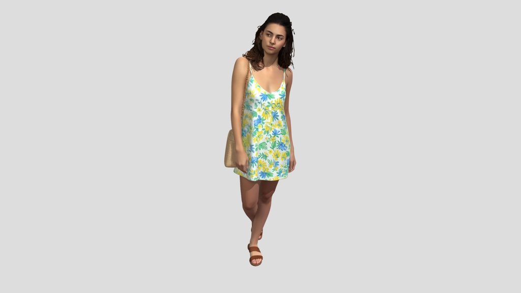 Tropical Floral Sundress