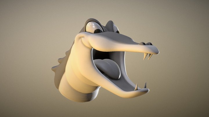 Wild Gator 3D Model