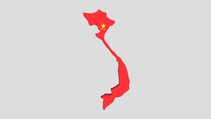 Vietnam - my homeland/Việt Nam - quê hương tôi 3D Model