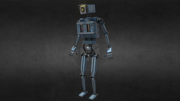 Robot USN Unit 3D Model