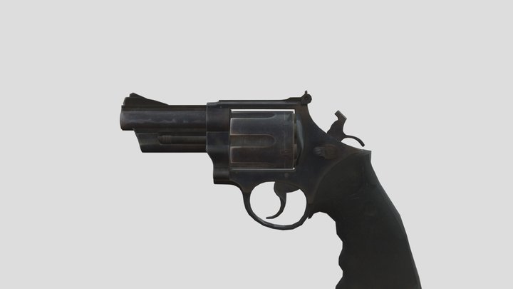 .44 Revolver (Fallout 4) 3D Model