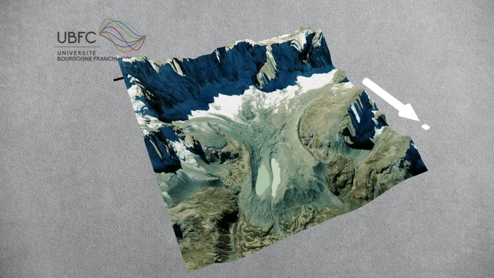 Arsine glacier 3D Model