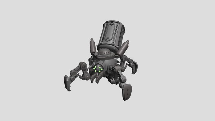 XYZ Course Work_Spider 3D Model