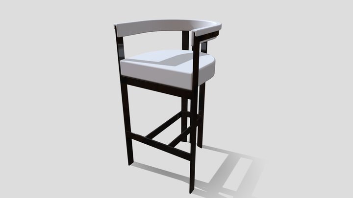 Bar stool #1 3D Model