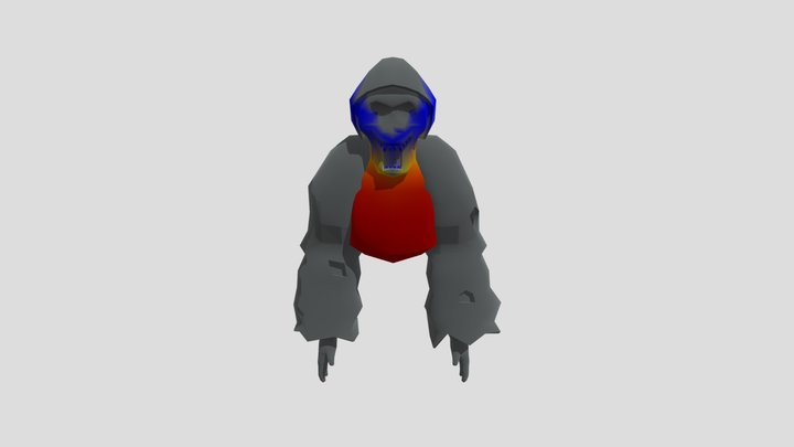 Gorilla Monster 3D Model