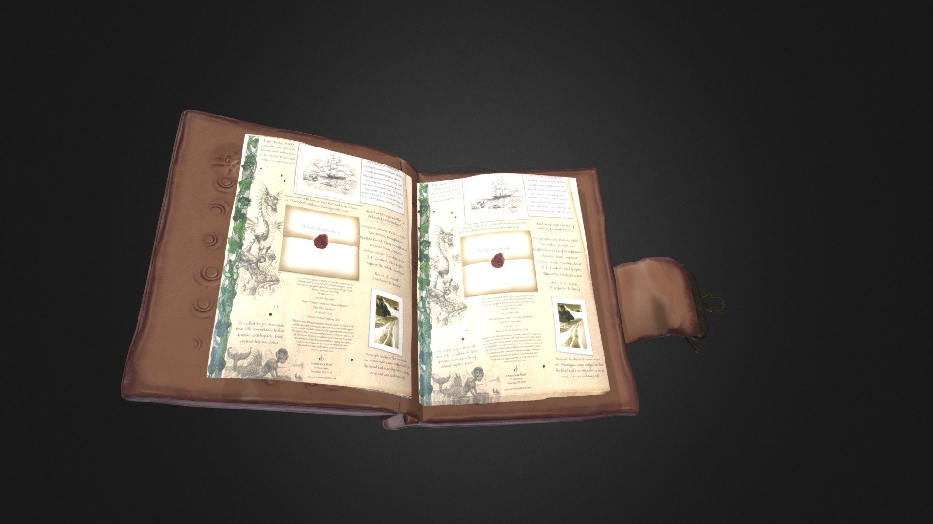 Open-book 3D models - Sketchfab