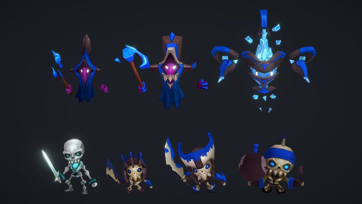 Skeleton Minion - Kresnax 3D Model