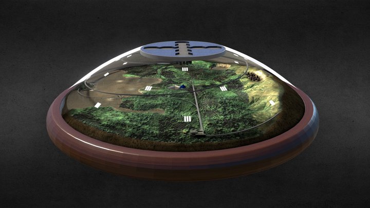 Evangelion Geofront 3D Model