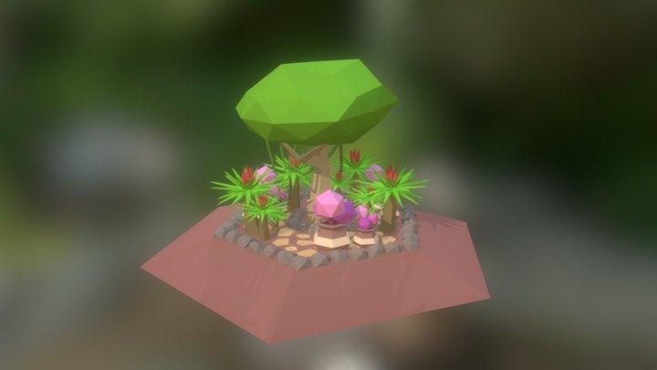 Garden 3D Model