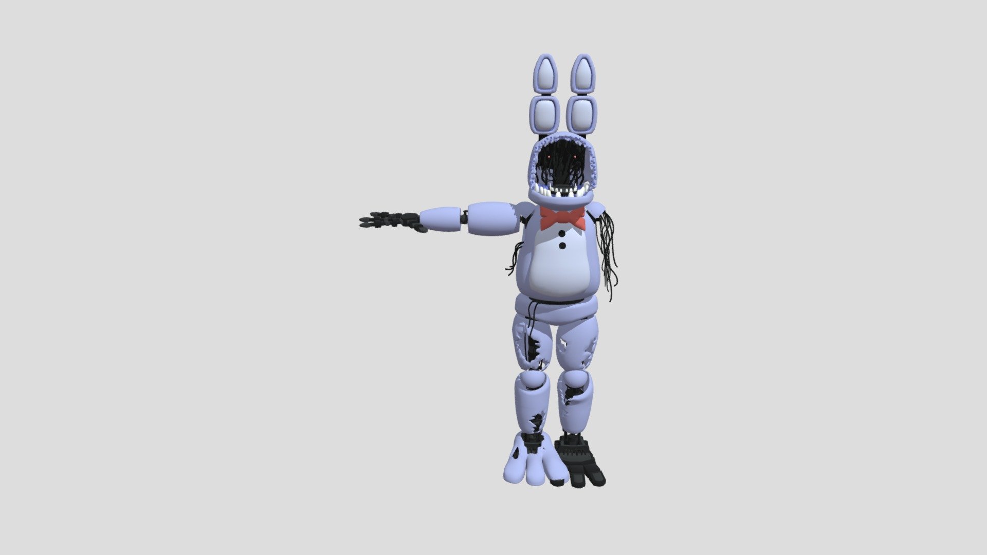 Withered Bonnie. FnaF - Download Free 3D Model By Queteimporta2014 ...