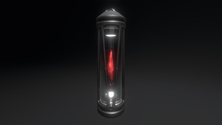 RAW RED - Red matter baterry solution 3D Model