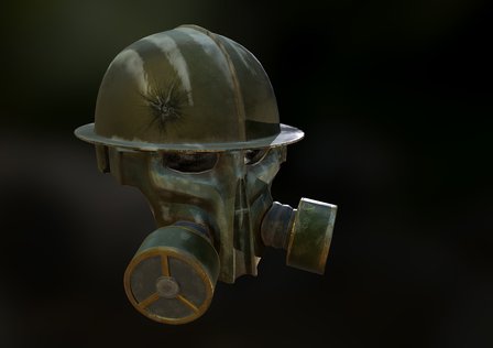 War Helmet 3D Model