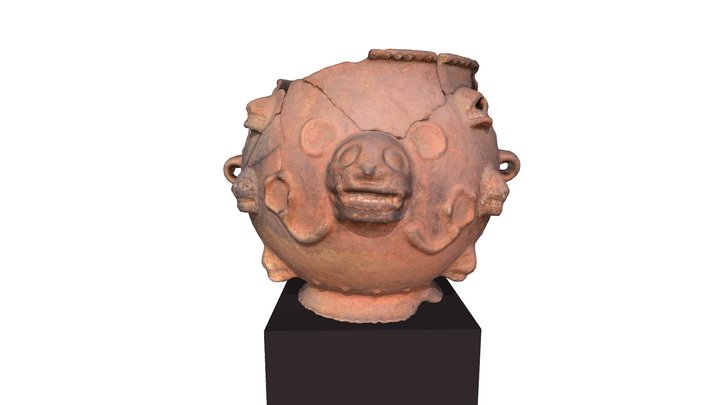 Urna funeraria de Nebaj - 045 3D Model