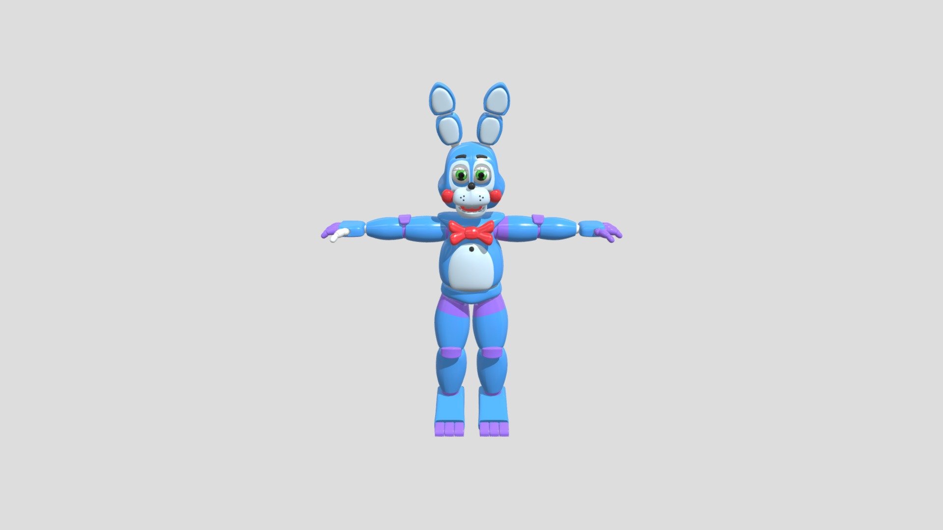 Stylized Toy Bonnie By Dedlus Dd Fzc Download Free D Model By Miles The Nsfw Template