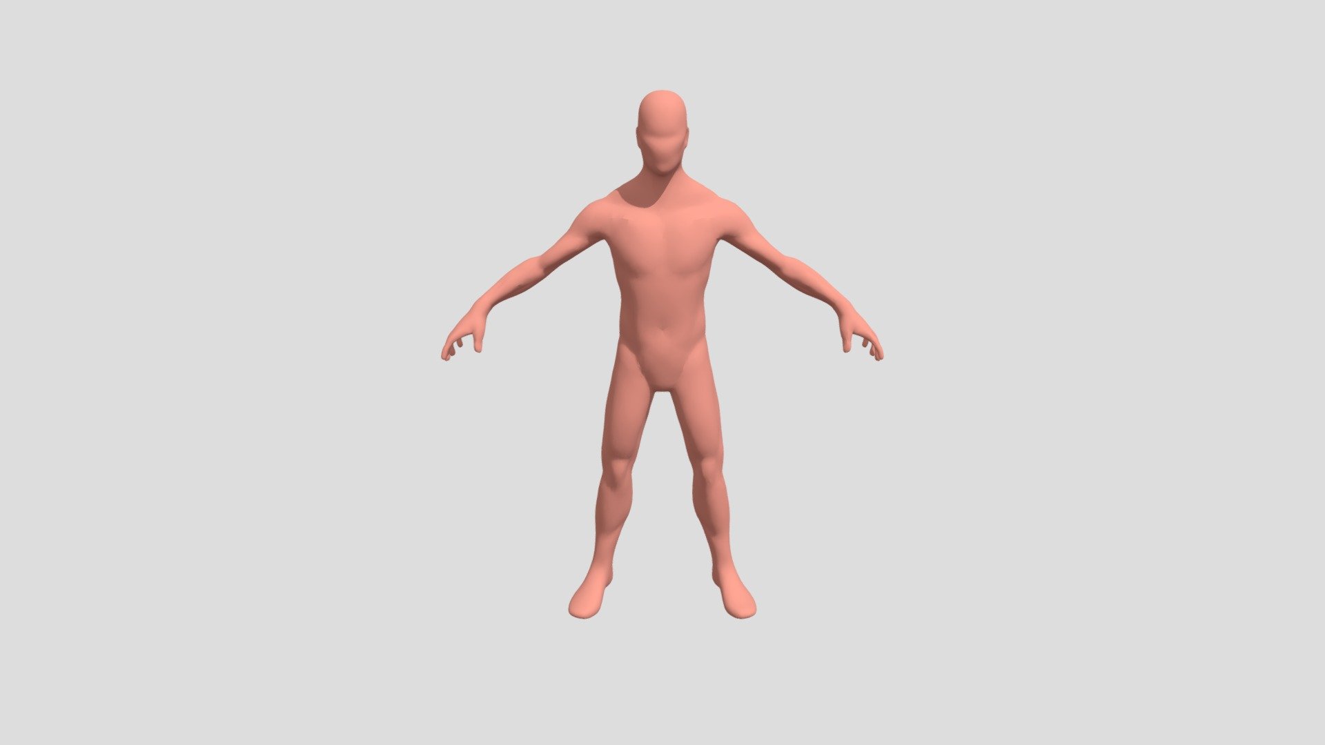 human-male base for sculpting