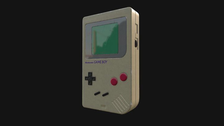 Game Boy Original 3D Model