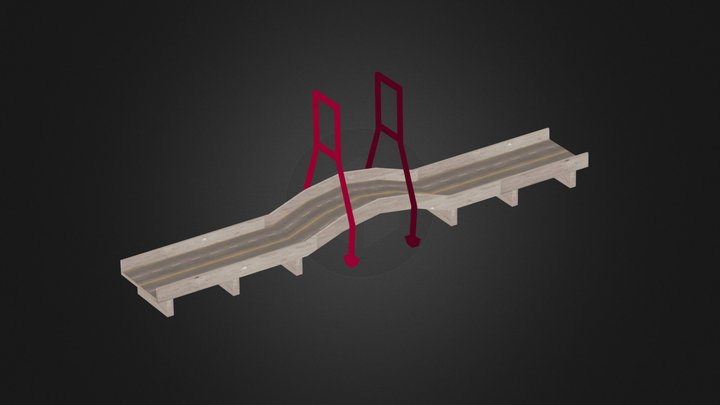 Suramadu Bridge 3D Model