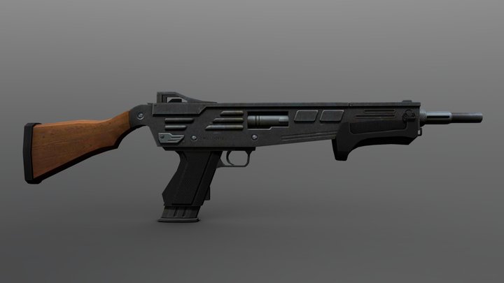 Free Fire MAG7 Default 3D Model