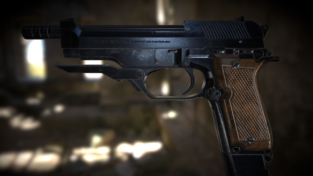ArtStation - Beretta M93R ArtStation - Beretta M93R