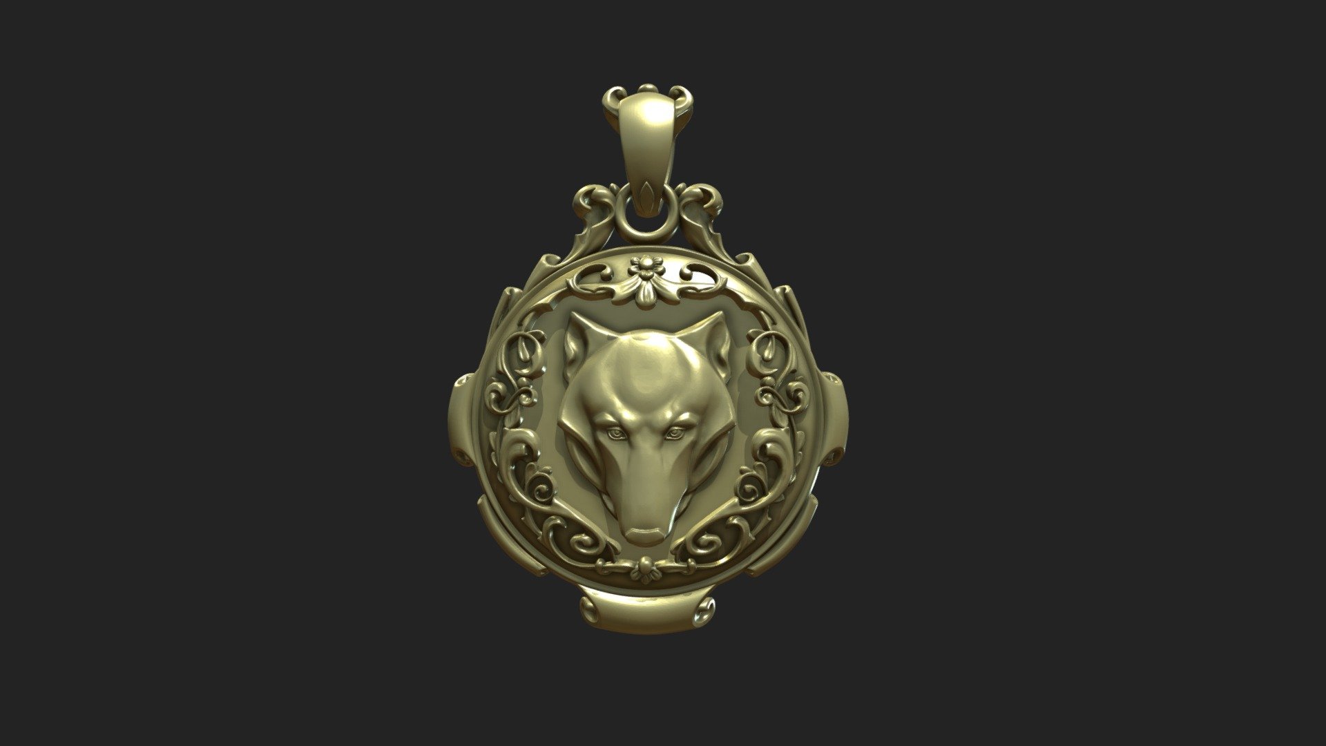 Wolf Pendant II