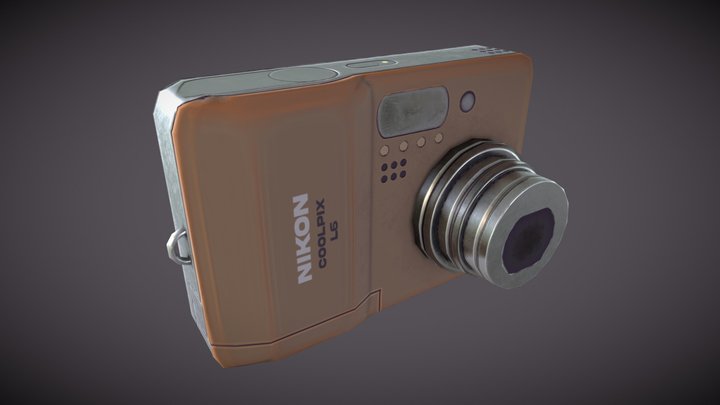 Digital Camera 3D Model