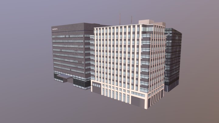 Tokyo Building08 3D Model