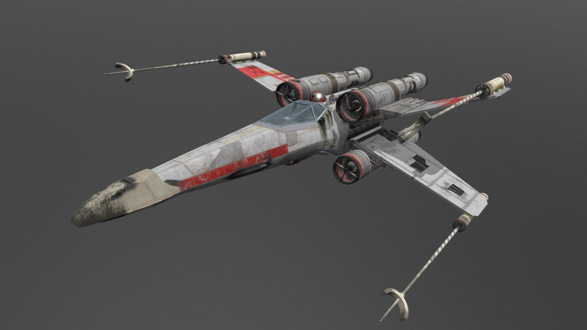 T-65B X-wing - 3D model by alecknott1 [1fc3774] - Sketchfab