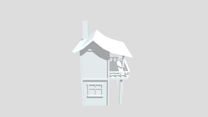 House - DAE By the ocean 3D Model