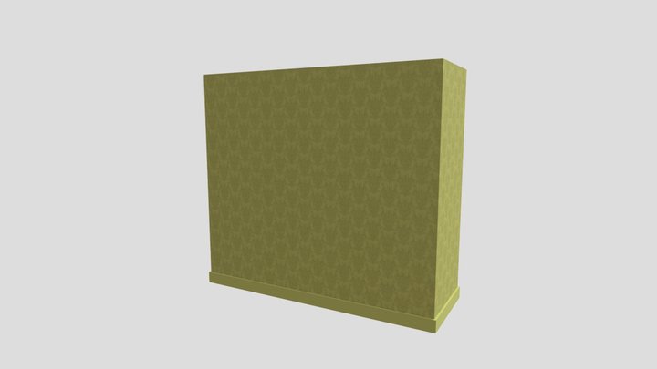 REALISTIC BACKROOMS WALL 3D Model