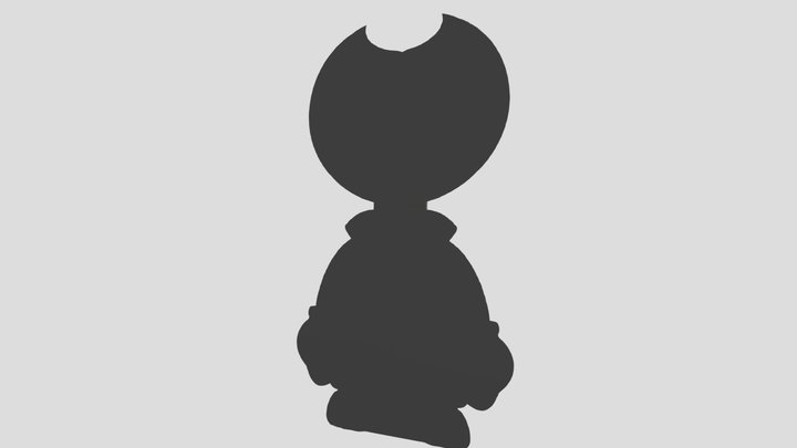 Bendy-cutout-bendy-and-the-ink-machine 3D Model