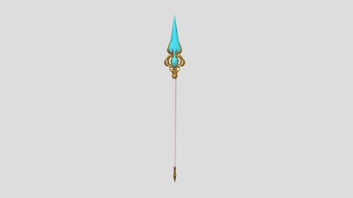 Spear Crystal 01 3D Model