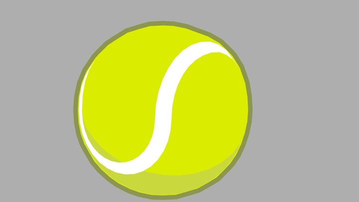 BFDI - Tennis Ball Asset 3D Model