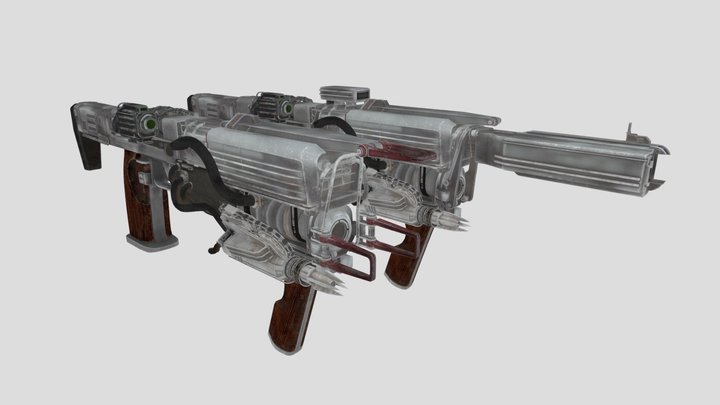 Dagger PS-3713 (AutoPistol)(Cronos The New Dawn) 3D Model