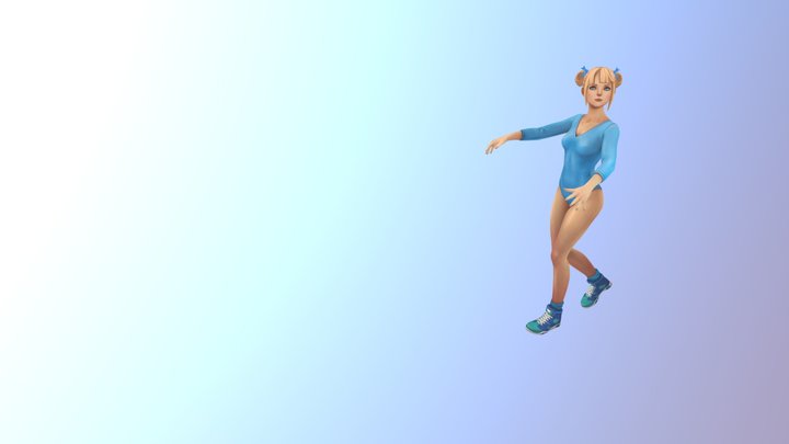 Girl Dance 3D Model