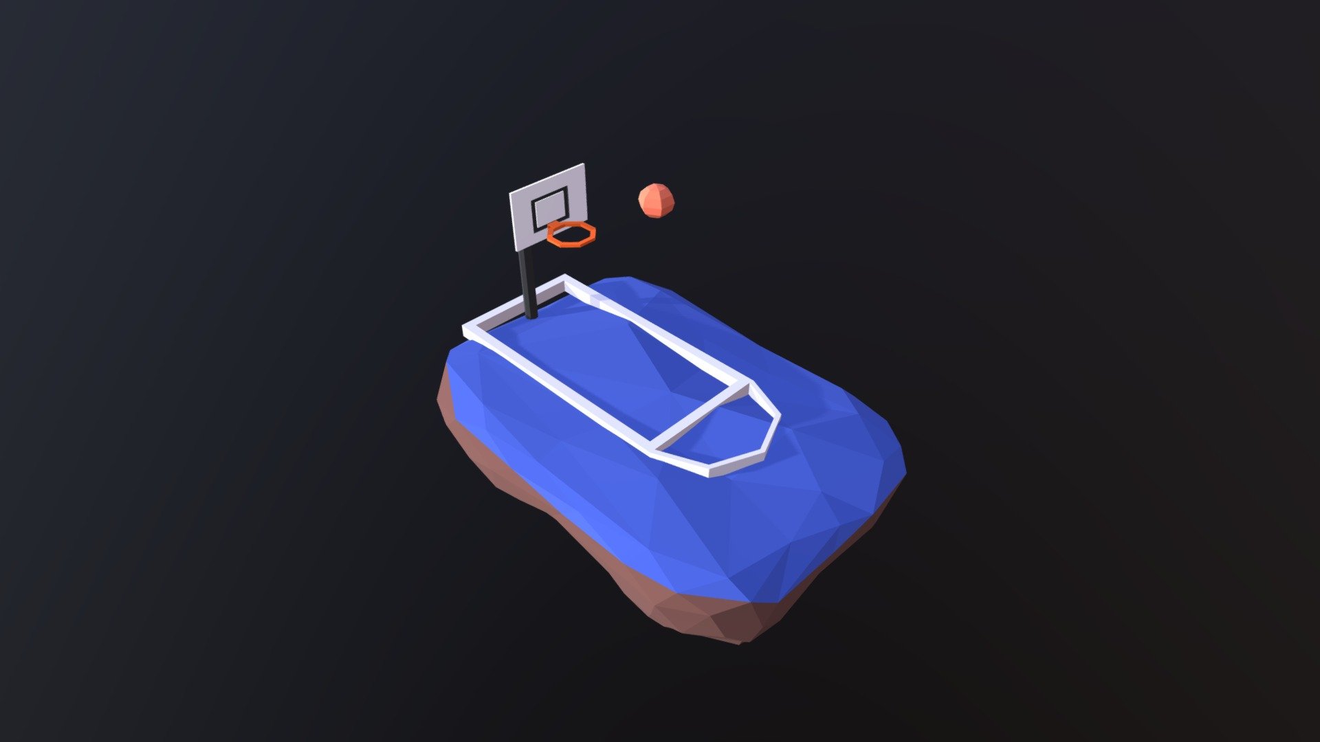 Asteroid Basketball Court