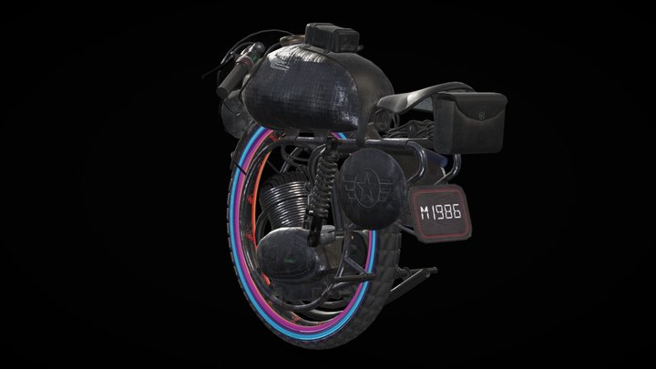 Love.Death.Monobikes. 3D Model