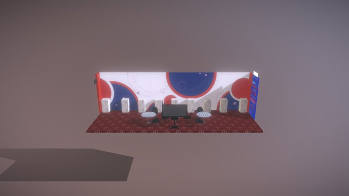 3D Exhibition Booth for the SWITCH event 3D Model