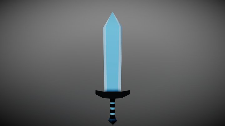 Espada Low-Poly Ejercicio 01 3D Model